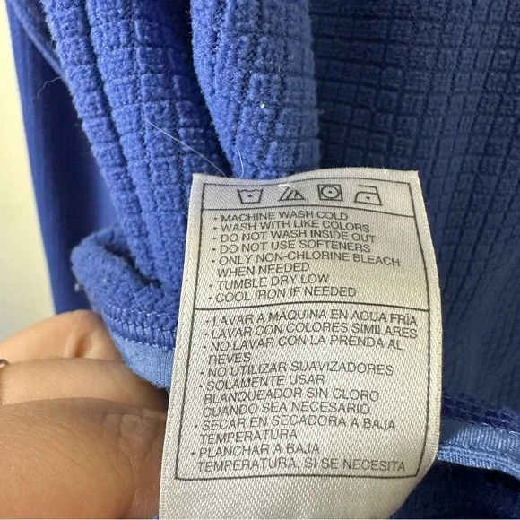 Nike ACG Lightweight Fleece-y Quarter-Zip Pullover in Blue SZ Large - Picture 2 of 9